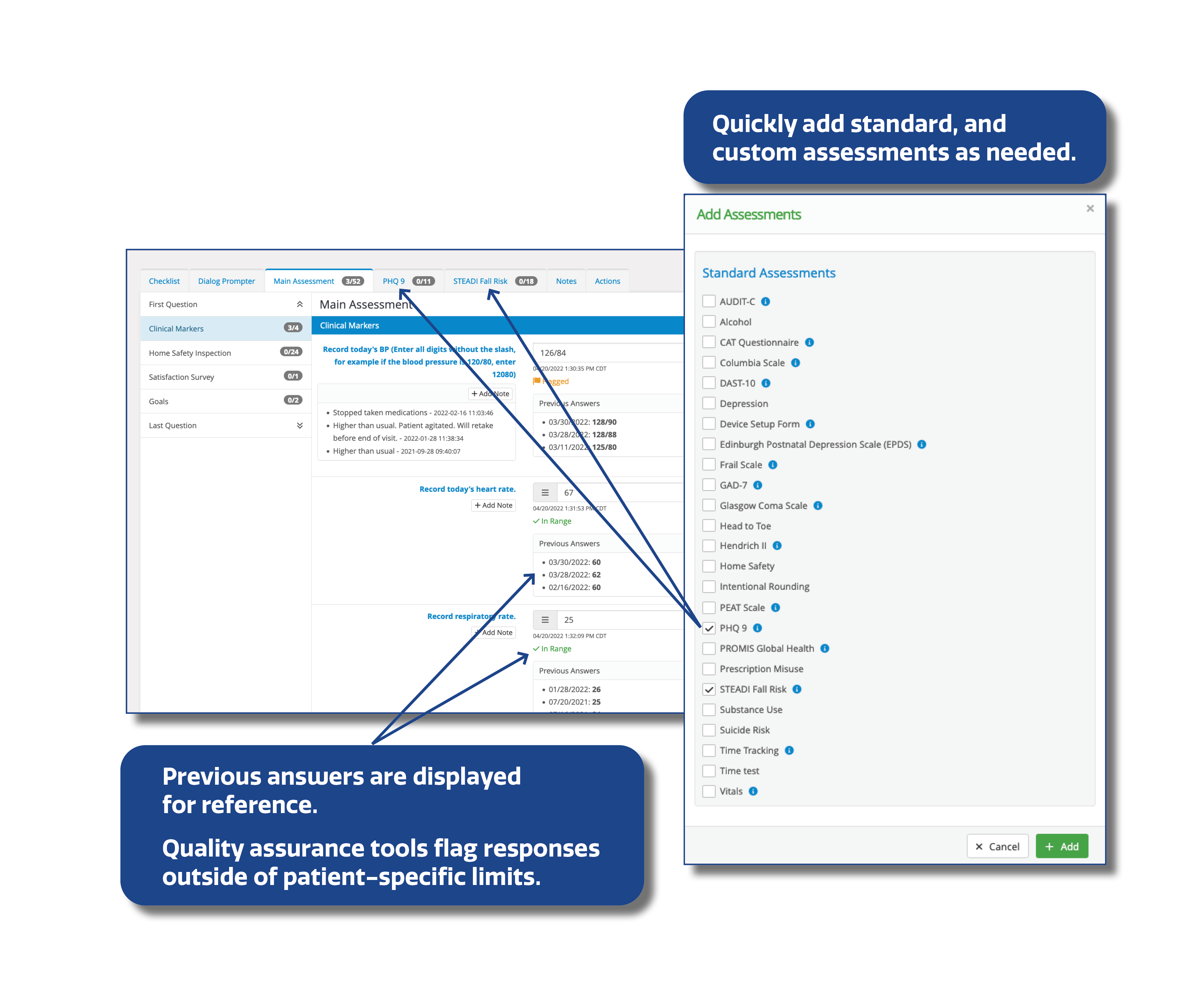 Unprecedented Freedom in Documentation smart chart