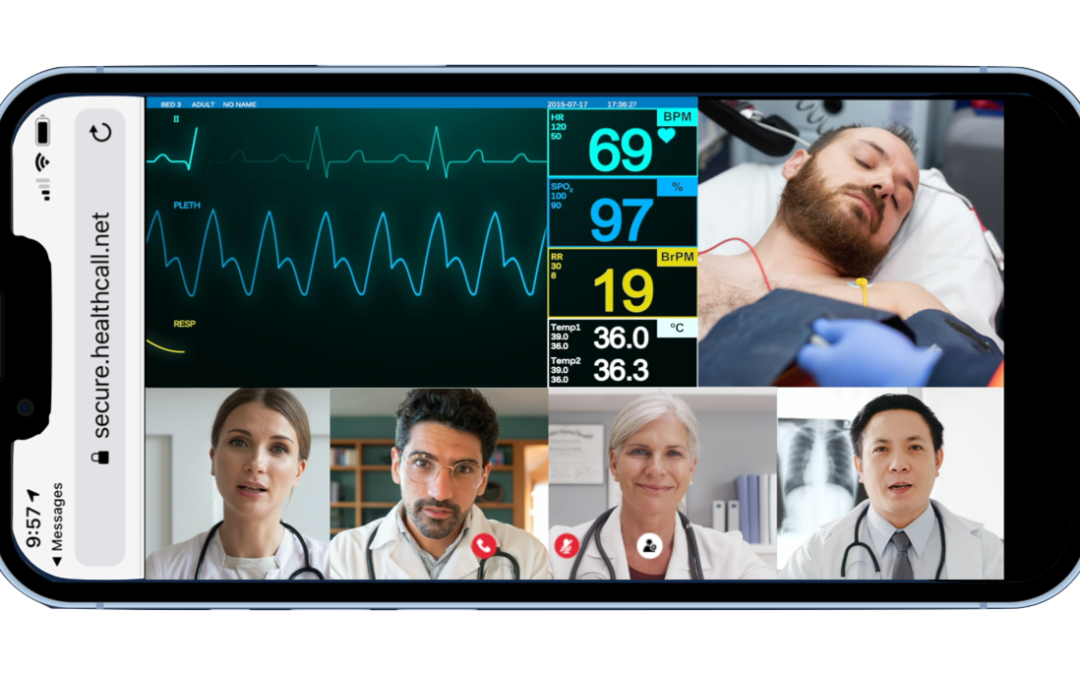 Worlds First Streaming Vitals with Audio and Video Telehealth