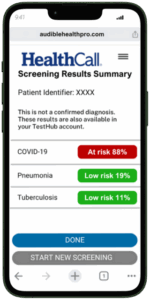 HealthCall BreathSense Screenshot Results